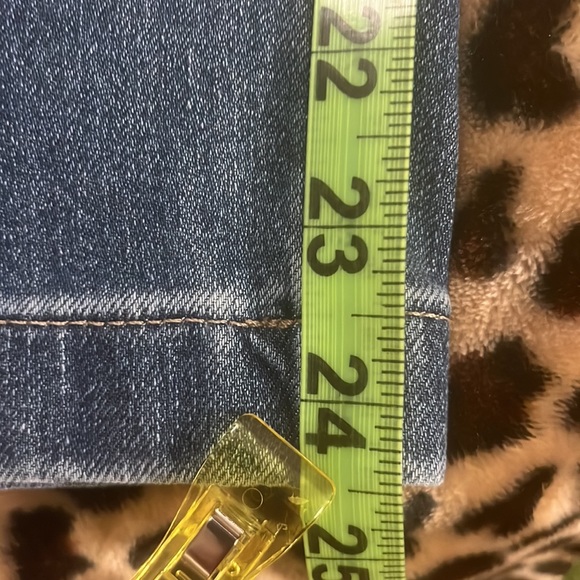 White House Black Market High Rise Silver Blue Jeans - Picture 9 of 14